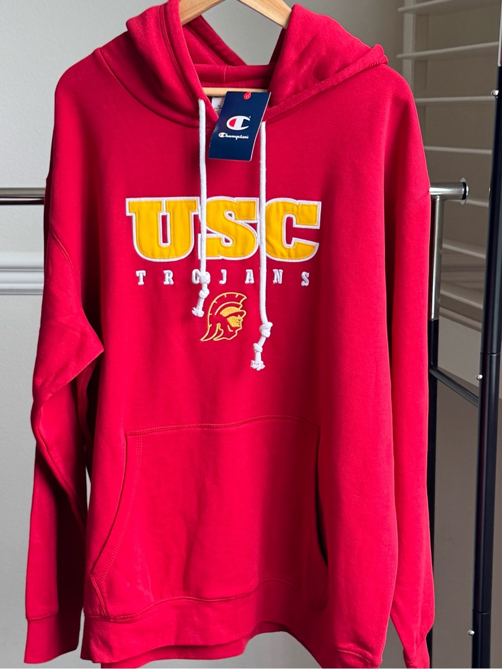 USC Trojans Pullover Sweatshirt Hoodie by Champion 2XL NWT